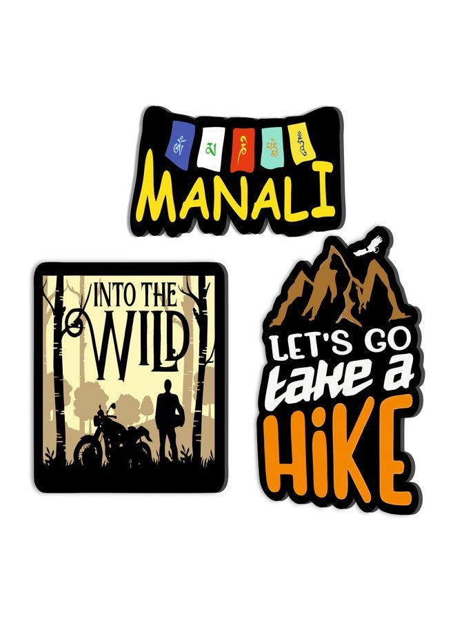 Giftplease Manali Himachal Explore Fridge Magnets- Set of 3 | Travel Souvenir | Refrigerator Magnet | Gifts | Decorative Items for Kitchen Fridge Magnets Set | Multicolor (FM_70) - Image 1